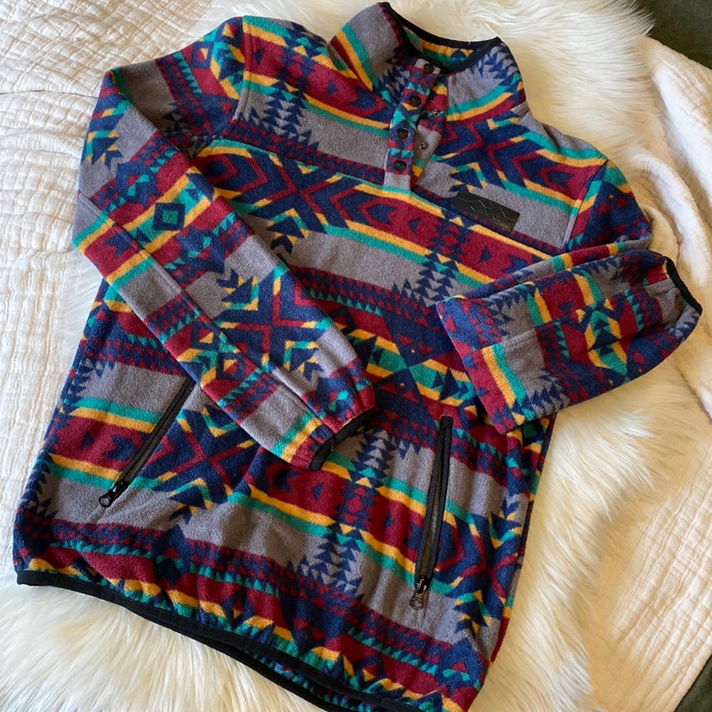 K a v u • Fleece mockneck pullover